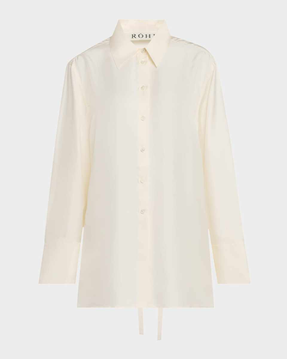 Deconstructed Silk Shirt